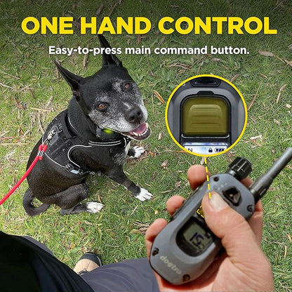 Dogtra X-Series X1 E-Collar Remote Transmitter Only (Compatible with 280X) 10 lbs+, 1/2 Mile Range, LED Light, 100 Levels of Precise Control for Stubborn Dogs, Waterproof, Boost for Quick Recall