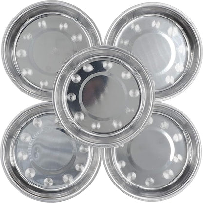Dog Bowls Cat Bowls (Stainless Steel Dish 5-Pack)