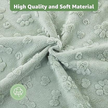 LOOBANI 2 Packs Extra Large Washable Pee Pads for Dogs, Non-Slip Reusable Dog Mat, Waterproof and Leakproof Whelping Pad for Potty Training, Playpen, Crate,Floor and Bed, 54x54in