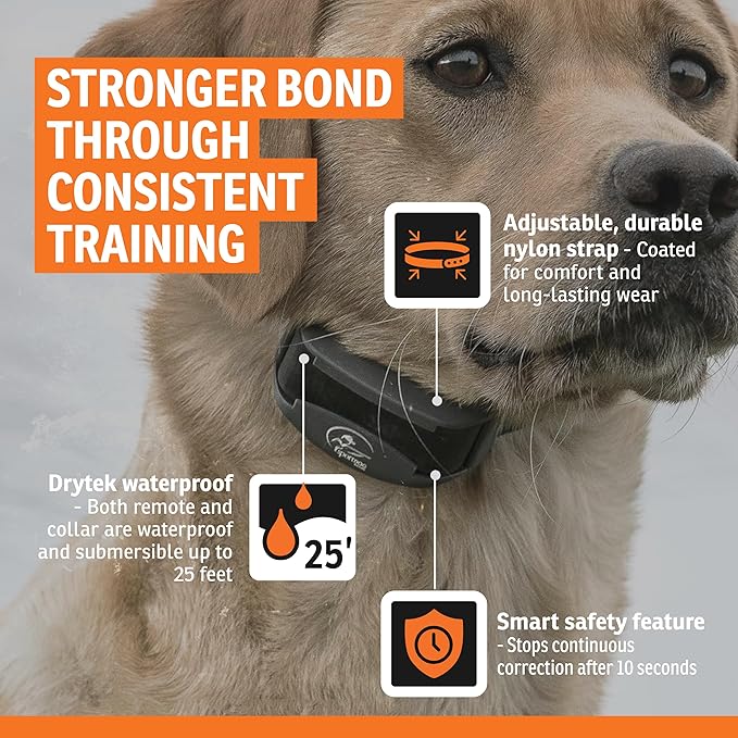 SportDOG SportHunter 825X - Remote Training Collar - Half-Mile Range Trainer - Waterproof Dog E-Collar - Quick-Charge Battery - Static, Vibration, & Tone Modes