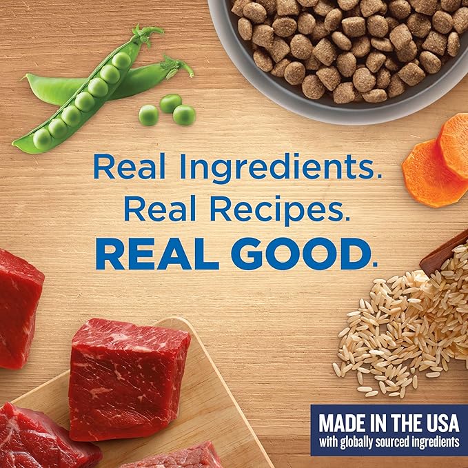 Nutrish Rachael Ray Dry Dog Food Large Breed Real Beef, Pea & Brown Rice Recipe, 13 lb. Bag