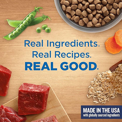 Nutrish Rachael Ray Dry Dog Food Large Breed Real Beef, Pea & Brown Rice Recipe, 13 lb. Bag