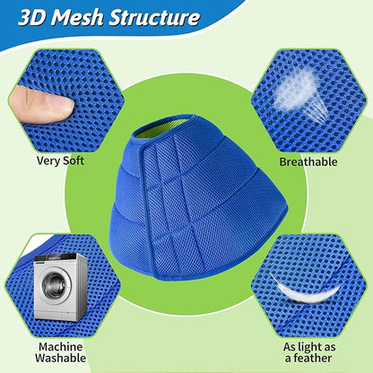 Soothing Recovery Cone for Dogs & Cats, Soft Anti-Lick Collar for Post-Surgery Protection, Comfortable Elizabethan Cone Alternative for Spay Neuter Recovery, Adjustable Design (XL)