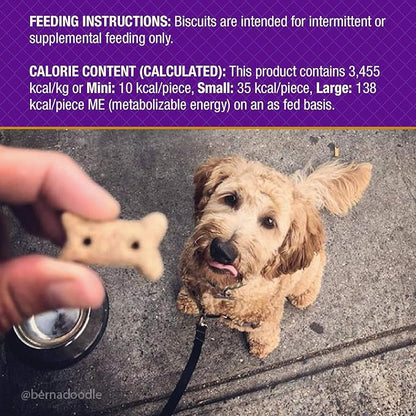 Old Mother Hubbard Wellness Original Mix Dog Biscuits, Natural, Training Treats, Four Flavors, Large Size, (3.5 Pound Bag)