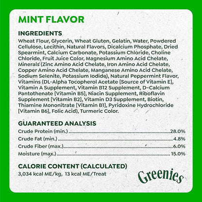 Greenies Anytime Bites Dog Treats, Mint Flavor, Dog Training Treats, 10.3 oz. Bag