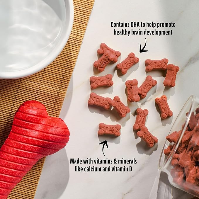 Milk-Bone Soft & Chewy Dog Training Treats Made with Real Filet Mignon, Mini Size, 18 Oz. Bag