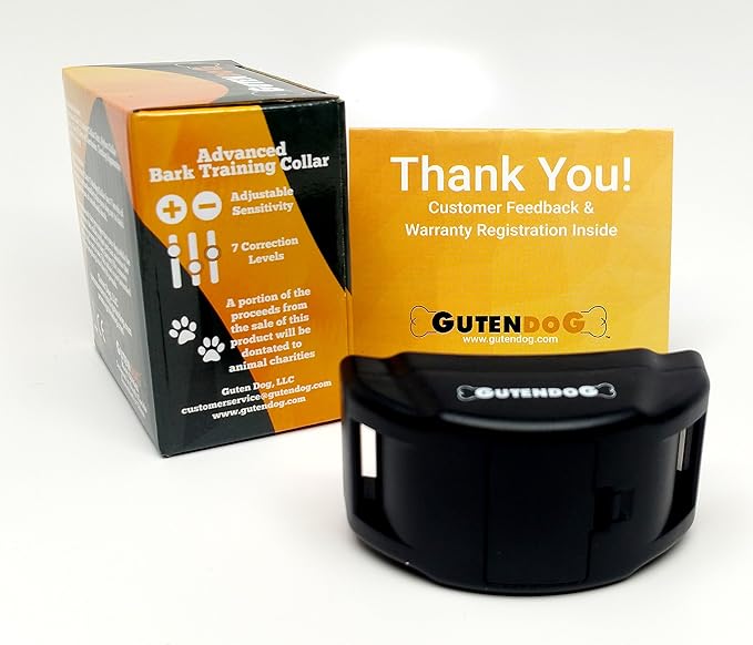 Advanced Bark Training Shock Collar with 7 Levels Sensitivity Control