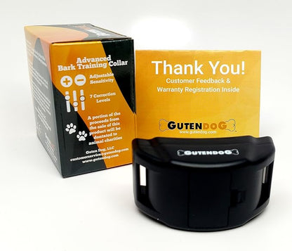 Advanced Bark Training Shock Collar with 7 Levels Sensitivity Control