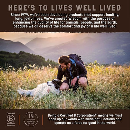 Earth Animal Wisdom Air Dried Dog Food - From the Soil Recipe Premium Natural Dry Dog Food for All Adult Breeds - 8 Lbs Bag