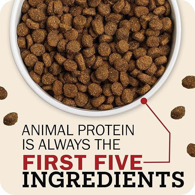 Redbarn Grain-Free Large Breed Dog Food Kibble - Beef & Lamb Recipe - Made in USA No Chicken Recipe with Functional Ingredients to Support Healthy Heart, Joints, Digestion, Skin & Coat - 15lb