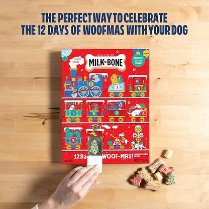 Milk-Bone Holiday 12 Day Treat Calendar, 2.85 oz Box (Pack of 2)