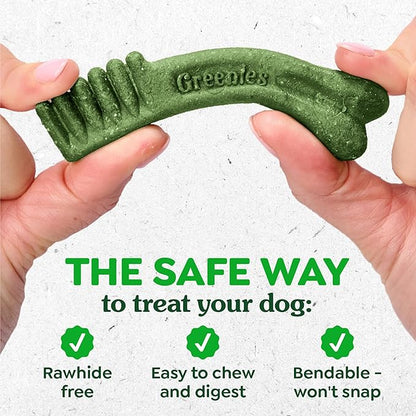 Greenies Veterinarian-Recommended Adult Natural Dental Dog Treats Petite Size,Variety Pack Flavor,(3) 12 oz. Packs,60 Count (Pack of 2)