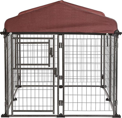 TWO by TWO Haven Expandable Kennel, Black, Medium