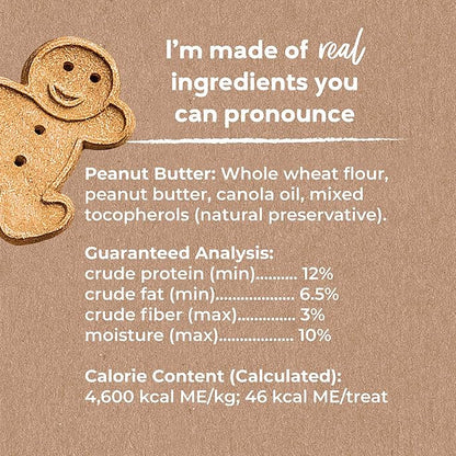 Buddy Biscuits Bag of Crunchy Dog Treats Made with Natural Peanut Butter, 3.5 lbs. (Pack of 2)