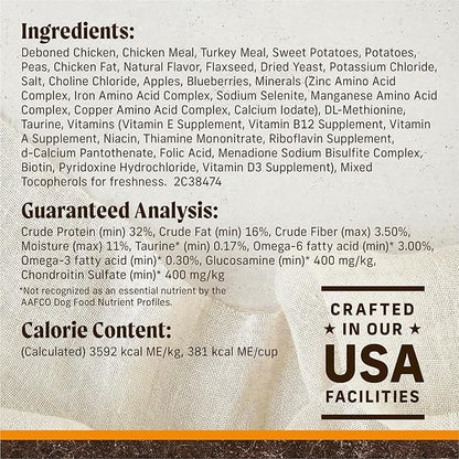 Merrick Premium Grain Free Dry Adult Dog Food, Wholesome And Natural Kibble With Real Chicken And Sweet Potato - 30.0 lb. Bag