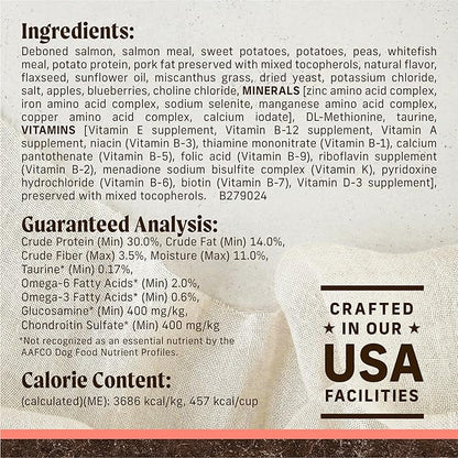Merrick Premium Grain Free Dry Adult Dog Food, Wholesome And Natural Kibble With Real Salmon And Sweet Potato - 4.0 lb. Bag