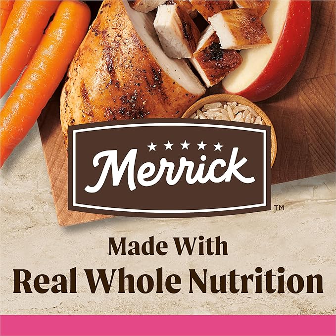 Merrick Healthy Grains Premium Dry Dog Food for Small Dogs, Wholesome and Natural Kibble, Small Breed Recipe - 12.0 lb. Bag