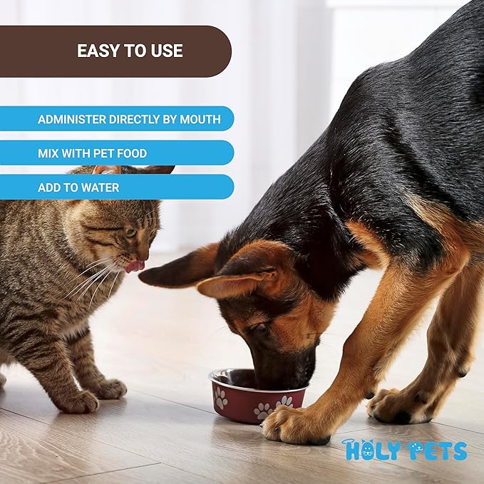 Natural UTI Medicine for Cats & Dogs, Urinary Tract Infection Treatment, Antibiotic Supplement for Pets - Helps with Bladder & Kidney Health, Flow, PH & Overall Function - All Natural