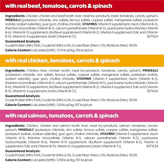 Purina Beneful Small Breed Wet Dog Food Variety Pack, IncrediBites Loaf, Chicken, Beef and Salmon Flavors - (2 Packs of 12) 3 oz. Cans