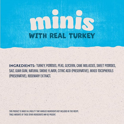 Natural Balance Limited Ingredient Mini-Rewards Turkey Grain-Free Dog Training Treats for Dogs | 5.3-oz. Canister