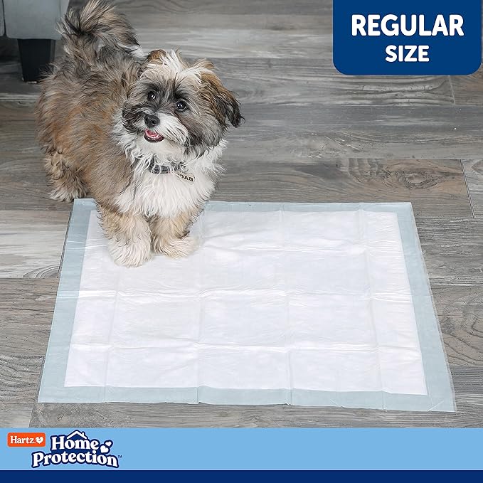 Hartz Home Protection Super Absorbent Odor Eliminating No Leaks Dog Pads,50 Count (Pack of 3)