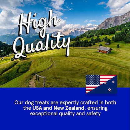 Real Meat Dog Treats - Two 12oz Bag of Bite-Sized Air-Dried Lamb Jerky for Dogs - Grain-Free Jerky Dog Treat Made up of 95% Free-Range, Grass Fed Lamb - All-Natural High Protein Dog Treat