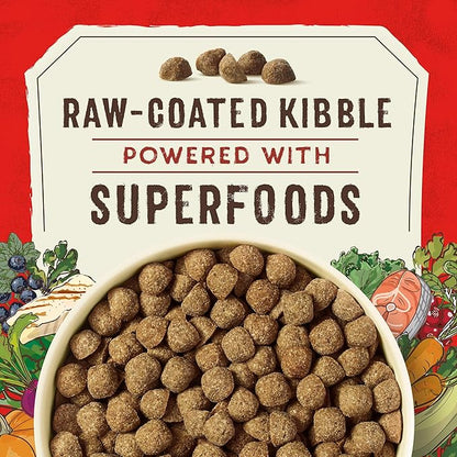 Stella & Chewy's SuperBlends Raw Coated Wholesome Grains Wild-Caught Whitefish & Salmon Recipe with Superfoods, 21 lb. Bag