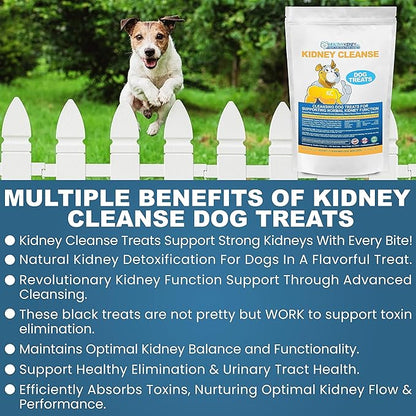 Kidney Cleanse Beef Dog Treats Supports Normal Kidney Toxin Elimination: 20 Oz. Low Protein Beef Dog Treats for Kidney Support. Kidney-Friendly Dog Food Diet Treat.