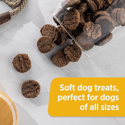 Nutrish Burger Bites Beef Recipe with Bison Premium Dog Treats, 12 oz. Pouch (Rachael Ray) (Pack of 2)