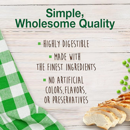 Nylabone Healthy Edibles Natural Dog Chews Long Lasting Chicken Flavor Treats for Dogs, Medium/Wolf (2 Count)