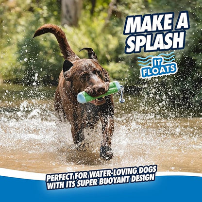 Chuckit! Amphibious Bumper Floating Fetch Dog Toy For Waterplay, Small For Dogs Up To 60 lb, 1.62"L x 8.5” H x 3.5" W, Assorted