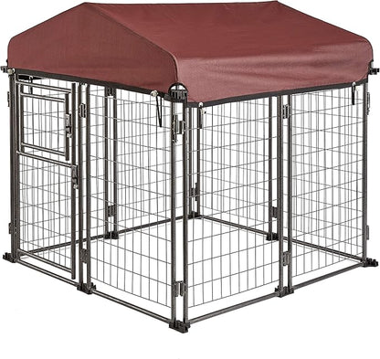 TWO by TWO Haven Expandable Kennel, Black, Medium