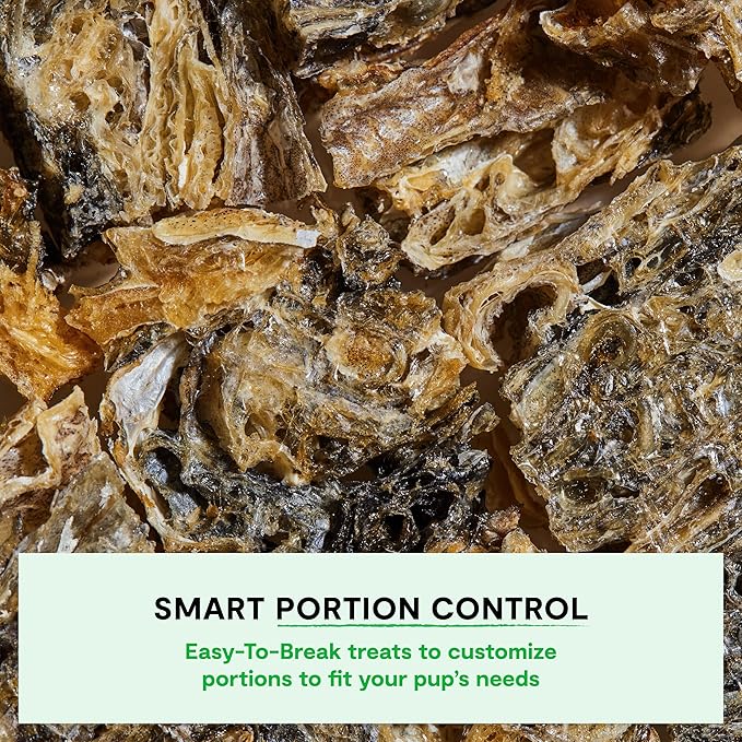 Open Farm, Dehydrated Dog Treats, High Protein & Low Carbohydrate Dog Snacks, Crunchy Texture, Single Ingredient Wild-Caught Cod Fish Recipe, 2oz Pouch
