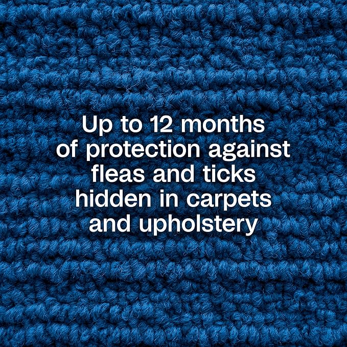 ADAMS Plus Flea & Tick Carpet Powder, Kills Fleas and Ticks On Contact, Prevents Flea Infestations for 12 Months, for Carpets and Upholstery, Freshens and Deodorizes, Treats Up to 400 sq ft, 16 oz