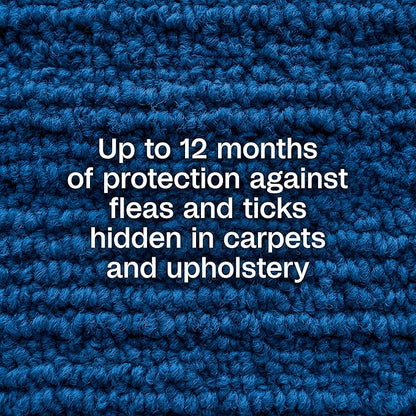 ADAMS Plus Flea & Tick Carpet Powder, Kills Fleas and Ticks On Contact, Prevents Flea Infestations for 12 Months, for Carpets and Upholstery, Freshens and Deodorizes, Treats Up to 400 sq ft, 16 oz
